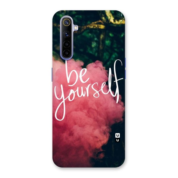 Be Yourself Greens Back Case for Realme 6