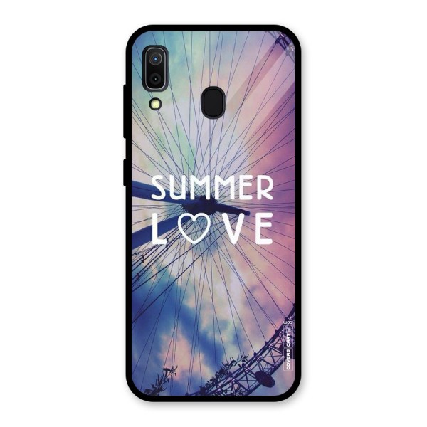 Beach Dreams Glass Back Case for Galaxy A30