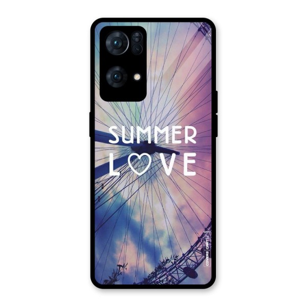 Beach Dreams Glass Back Case for Oppo Reno7 Pro 5G