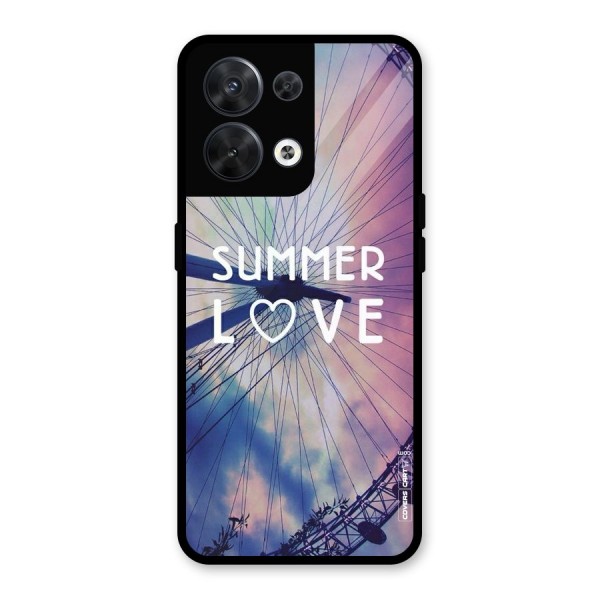 Beach Dreams Glass Back Case for Oppo Reno8 5G