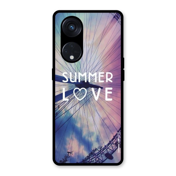 Beach Dreams Glass Back Case for Reno8 T 5G