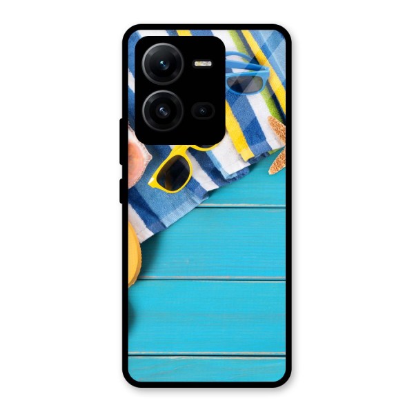 Beach Ready Glass Back Case for Vivo V25