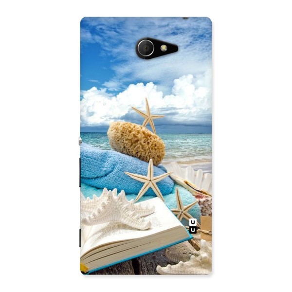 Beach Sky Back Case for Sony Xperia M2