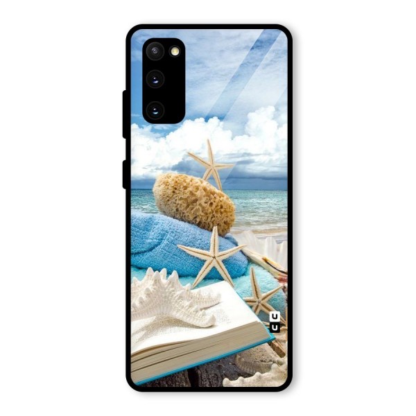 Beach Sky Glass Back Case for Galaxy S20 FE 5G