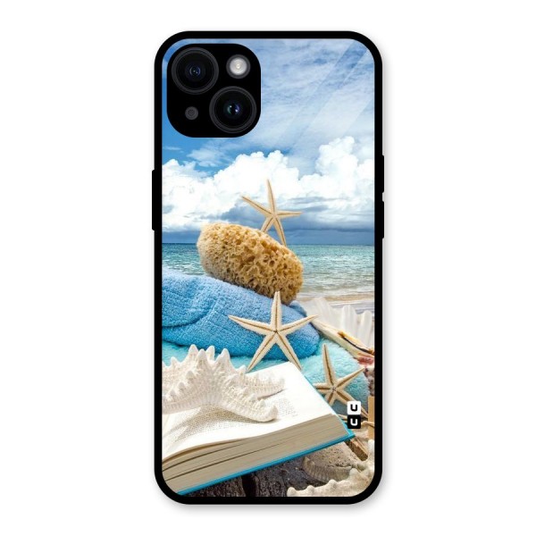 Beach Sky Glass Back Case for iPhone 14