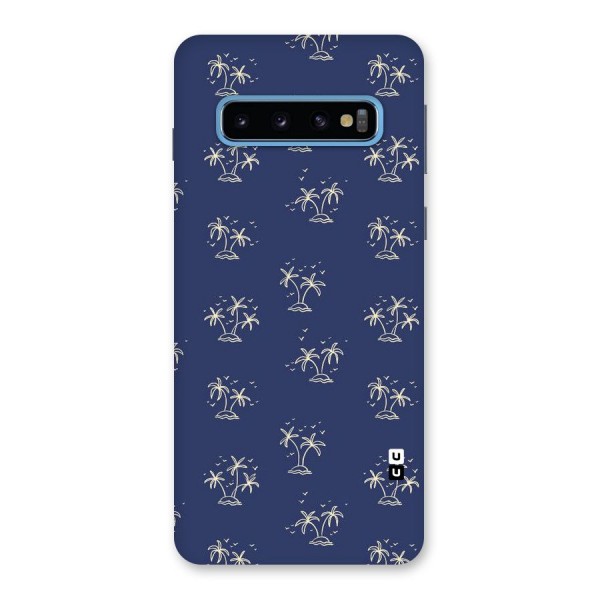 Beach Trees Back Case for Galaxy S10