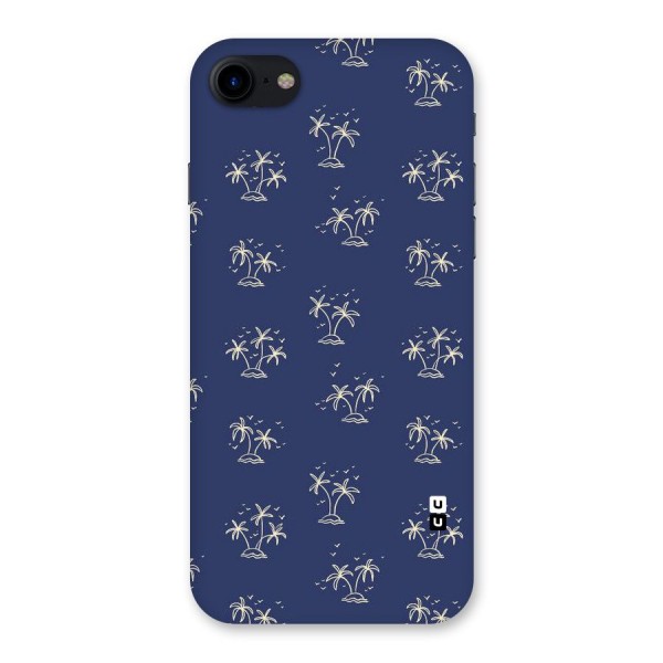 Beach Trees Back Case for iPhone SE 2020