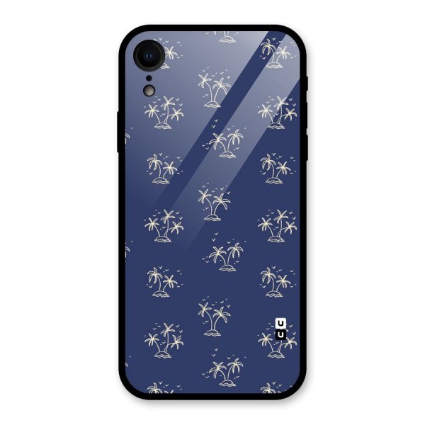 Beach Trees Glass Back Case for XR