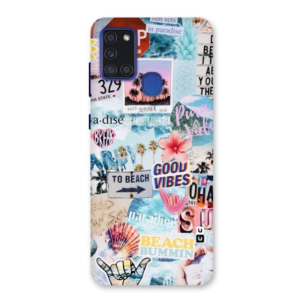 Beaching Life Back Case for Galaxy A21s