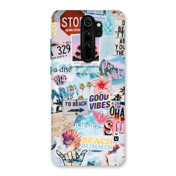 Beaching Life Back Case for Redmi Note 8 Pro