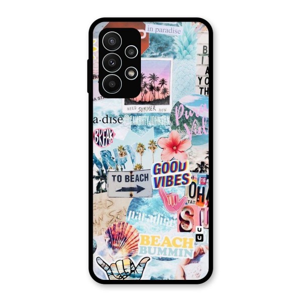 Beaching Life Glass Back Case for Galaxy A23