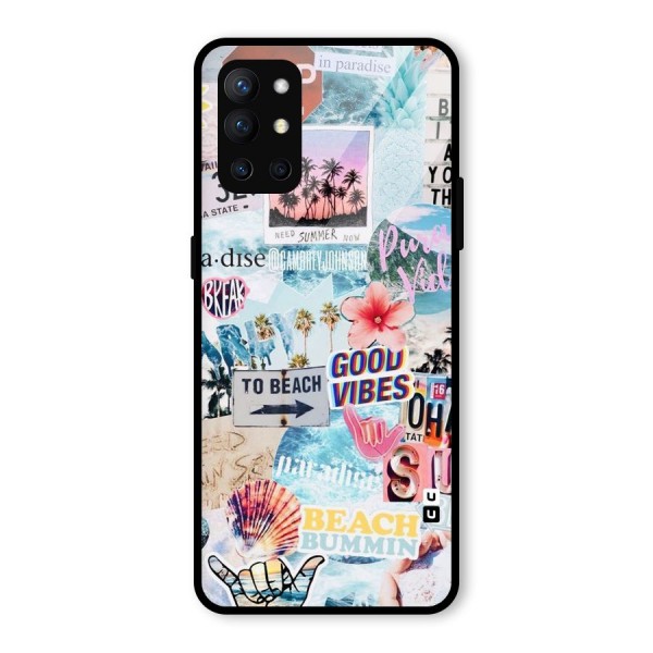 Beaching Life Glass Back Case for OnePlus 9R