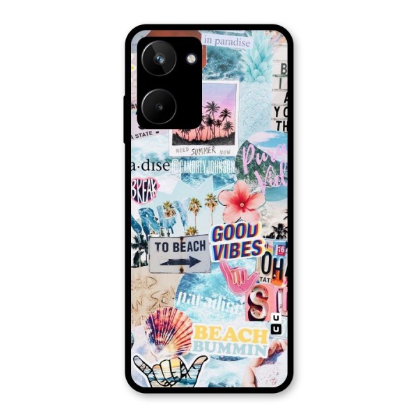 Beaching Life Glass Back Case for Realme 10