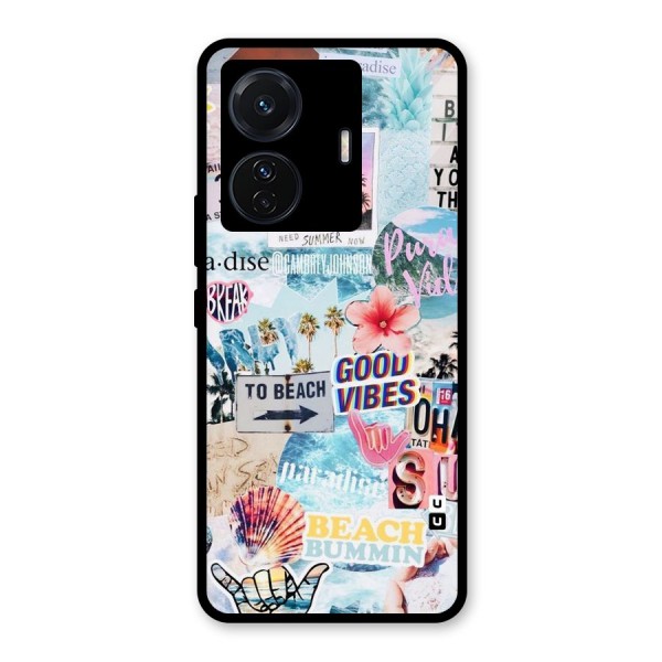 Beaching Life Glass Back Case for Vivo iQOO Z6 Pro