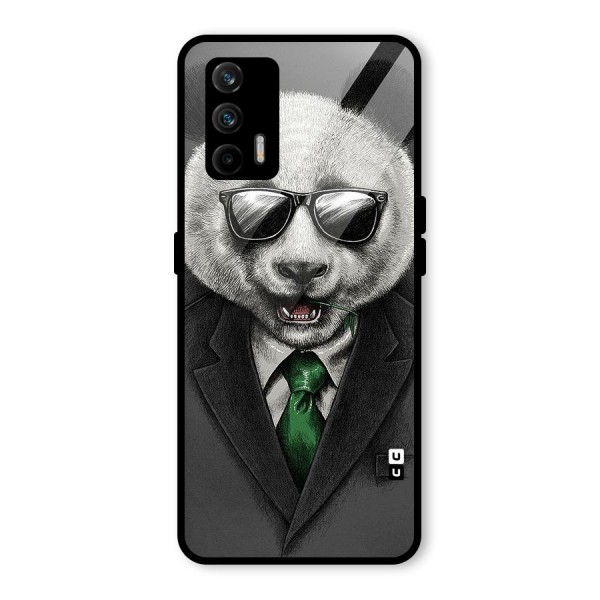 Bear Face Glass Back Case for Realme GT 5G