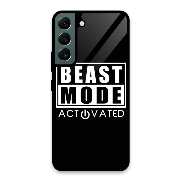 Beast Mode Activated Glass Back Case for Galaxy S22 5G