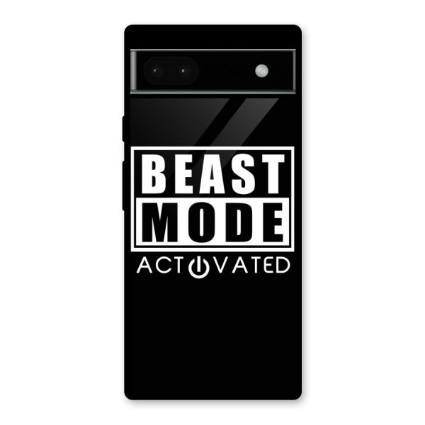 Beast Mode Activated Glass Back Case for Google Pixel 6a