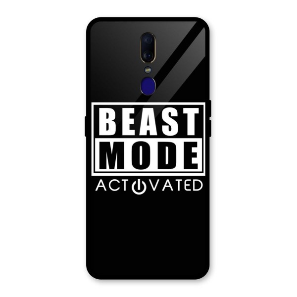 Beast Mode Activated Glass Back Case for Oppo F11