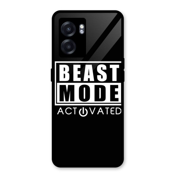 Beast Mode Activated Glass Back Case for Oppo K10 (5G)