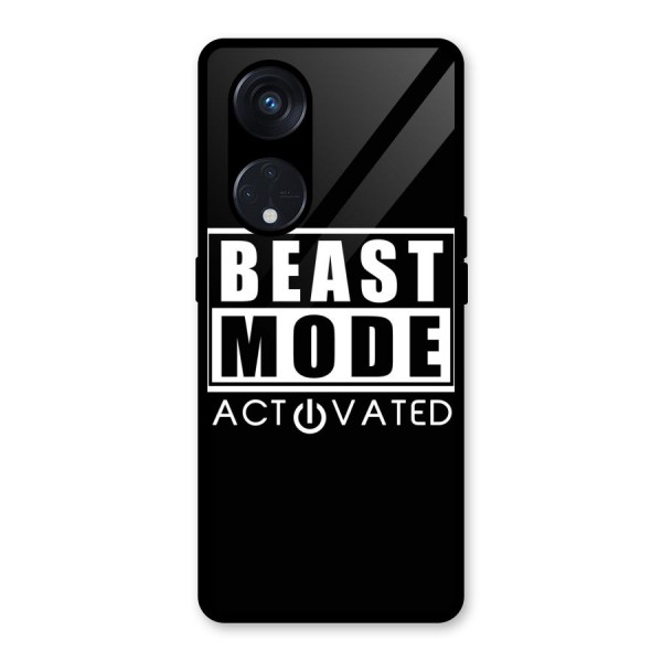 Beast Mode Activated Glass Back Case for Reno8 T 5G