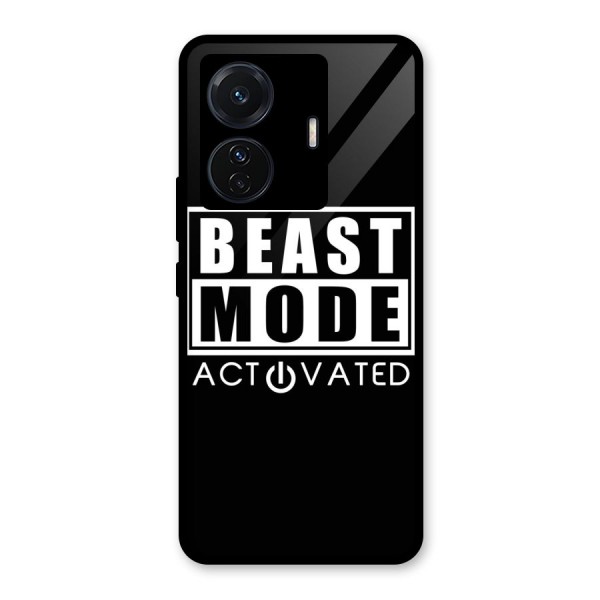 Beast Mode Activated Glass Back Case for Vivo T1 Pro