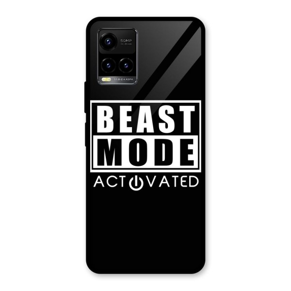 Beast Mode Activated Glass Back Case for Vivo Y21 2021