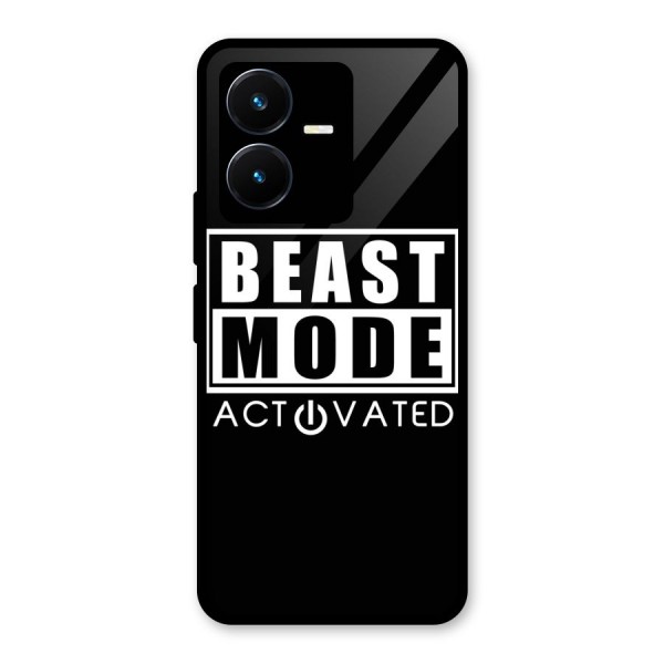 Beast Mode Activated Glass Back Case for Vivo Y22