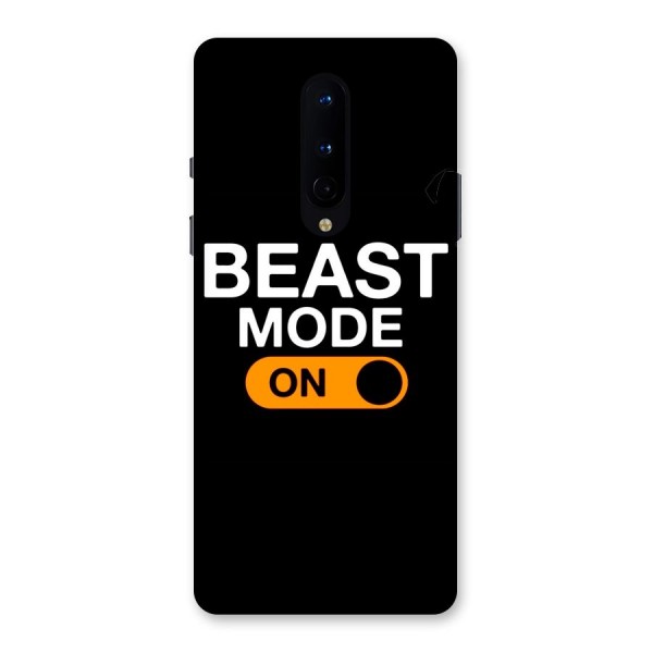 Beast Mode Switched On Back Case for OnePlus 8