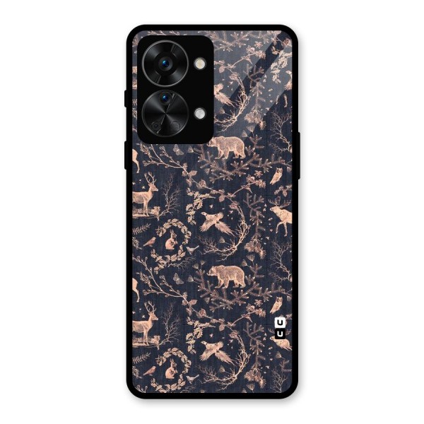 Beautiful Animal Design Glass Back Case for OnePlus Nord 2T