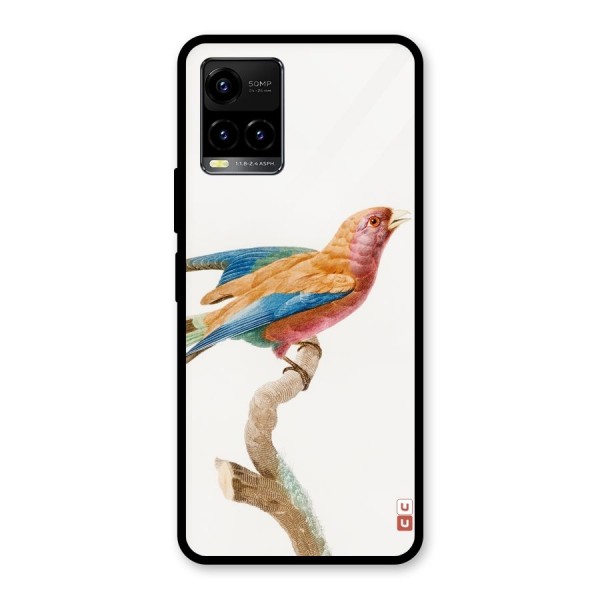 Beautiful Bird Glass Back Case for Vivo Y21 2021