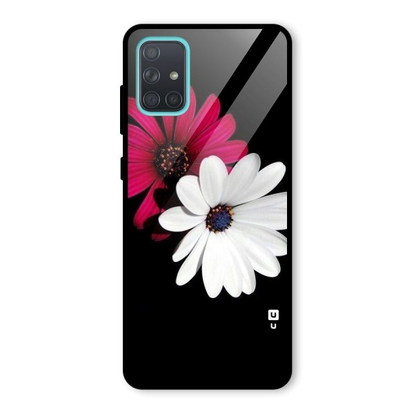 Beautiful Blooming Glass Back Case for Galaxy A71