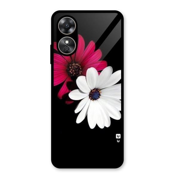 Beautiful Blooming Glass Back Case for Oppo A17