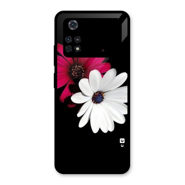 Beautiful Blooming Glass Back Case for Poco M4 Pro 4G