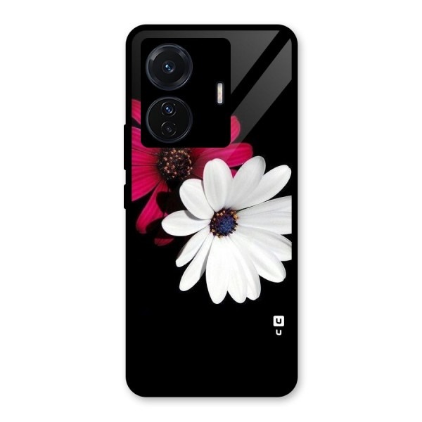 Beautiful Blooming Glass Back Case for Vivo T1 Pro