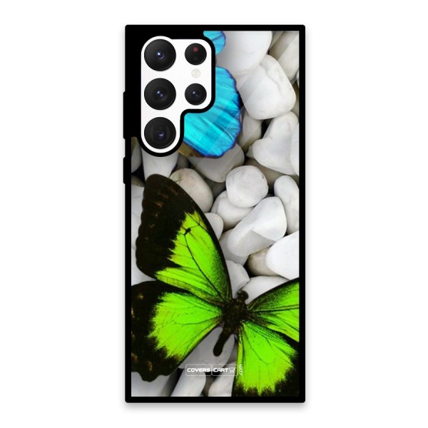 Beautiful Butterflies Glass Back Case for Galaxy S22 Ultra 5G