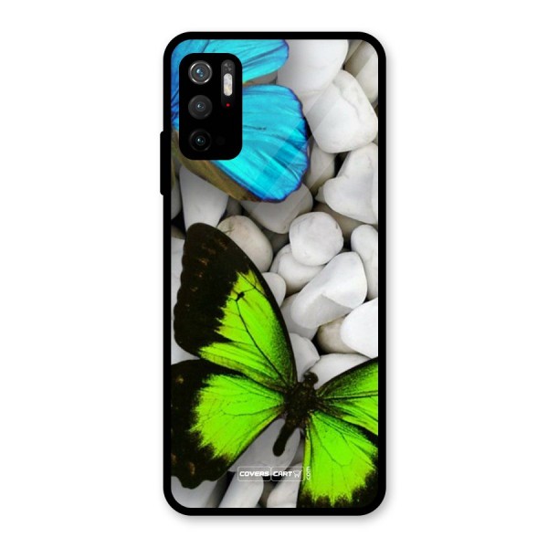 Beautiful Butterflies Glass Back Case for Poco M3 Pro 5G