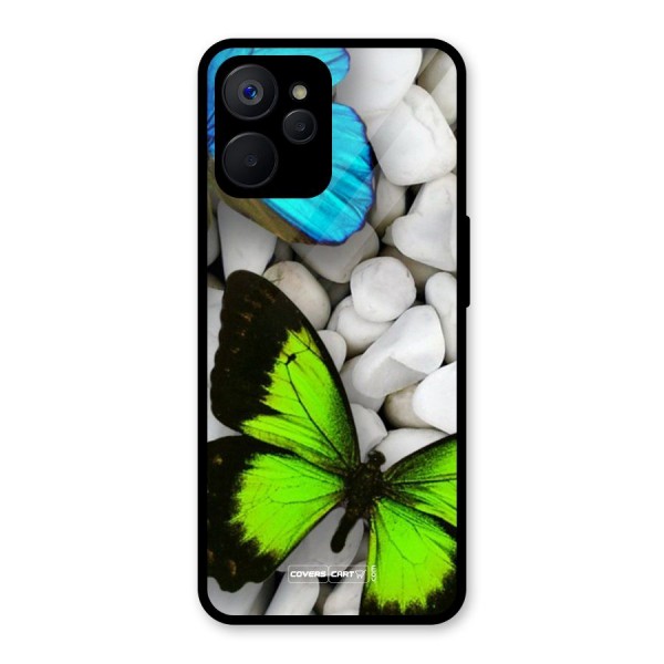 Beautiful Butterflies Glass Back Case for Realme 9i 5G