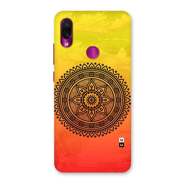 Beautiful Circle Art Back Case for Redmi Note 7 Pro