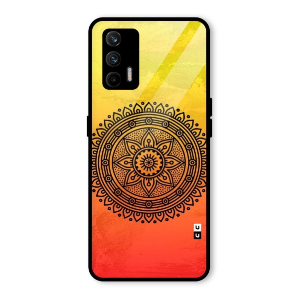 Beautiful Circle Art Glass Back Case for Realme X7 Max