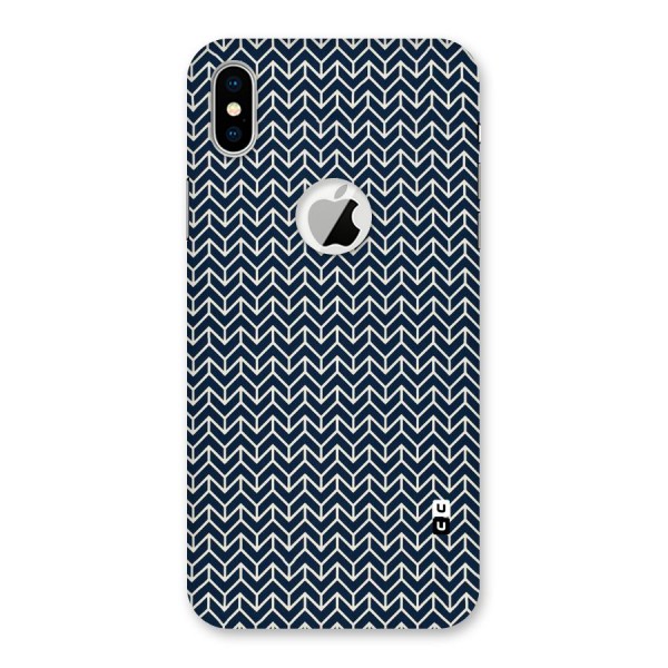 Beautiful Design Back Case for iPhone XS Logo Cut