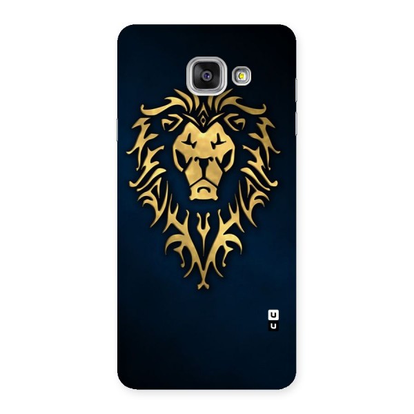 Beautiful Golden Lion Design Back Case for Galaxy A7 2016