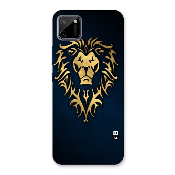 Beautiful Golden Lion Design Back Case for Realme C11