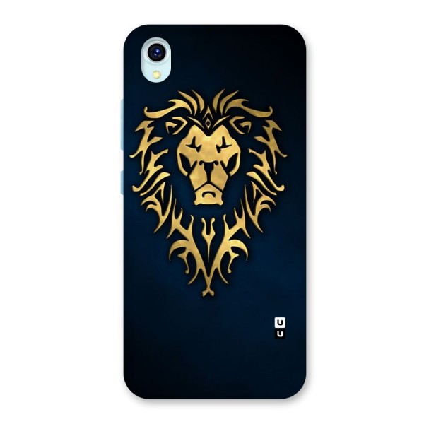 Beautiful Golden Lion Design Back Case for Vivo Y1s