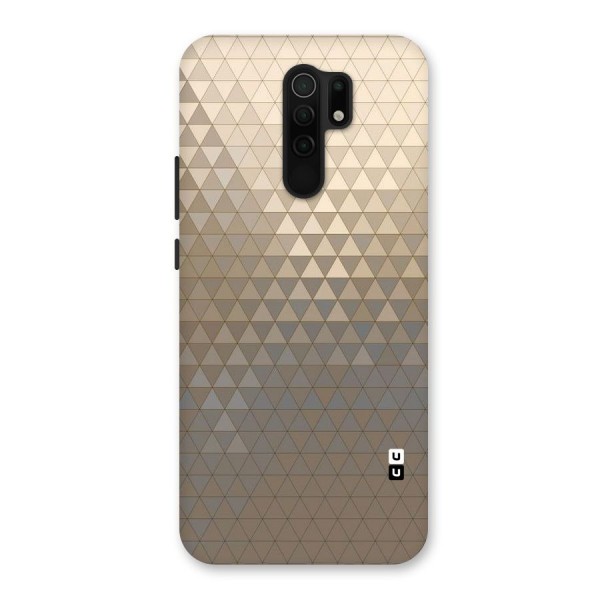 Beautiful Golden Pattern Back Case for Redmi 9 Prime