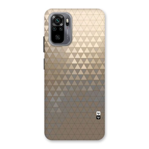 Beautiful Golden Pattern Back Case for Redmi Note 10