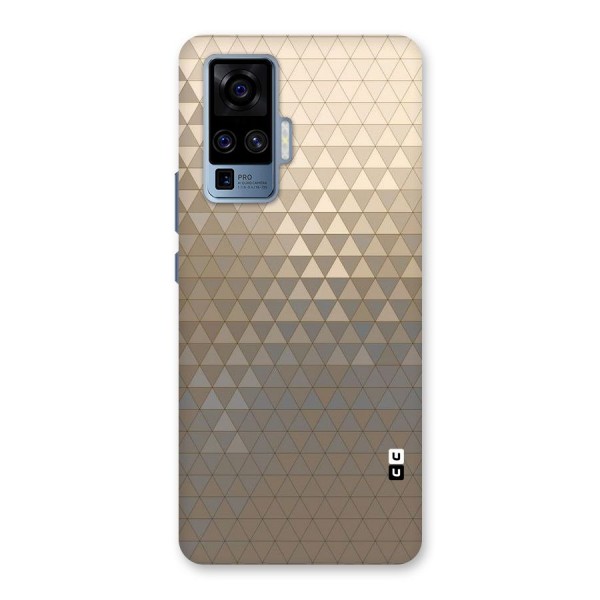 Beautiful Golden Pattern Back Case for Vivo X50 Pro