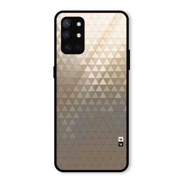 Beautiful Golden Pattern Glass Back Case for OnePlus 9R