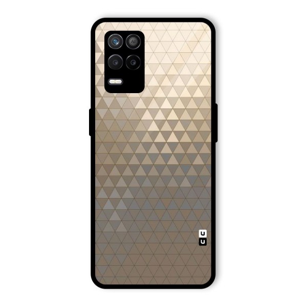 Beautiful Golden Pattern Glass Back Case for Realme 9 5G