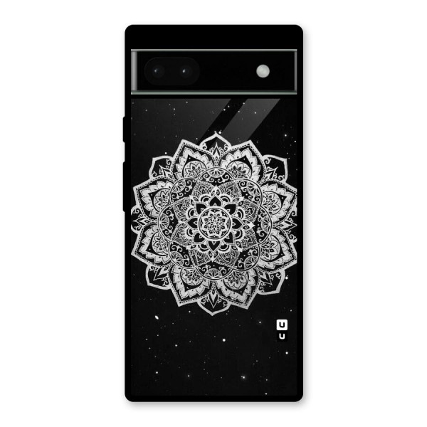 Beautiful Mandala Design Glass Back Case for Google Pixel 6a