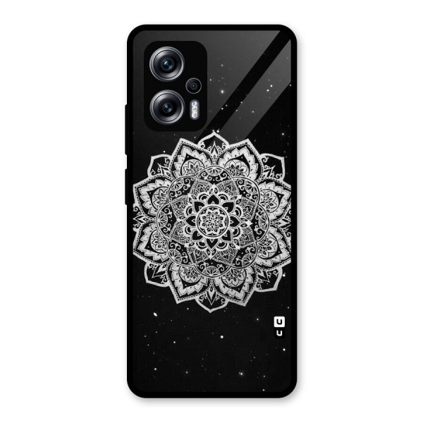 Beautiful Mandala Design Glass Back Case for Redmi K50i